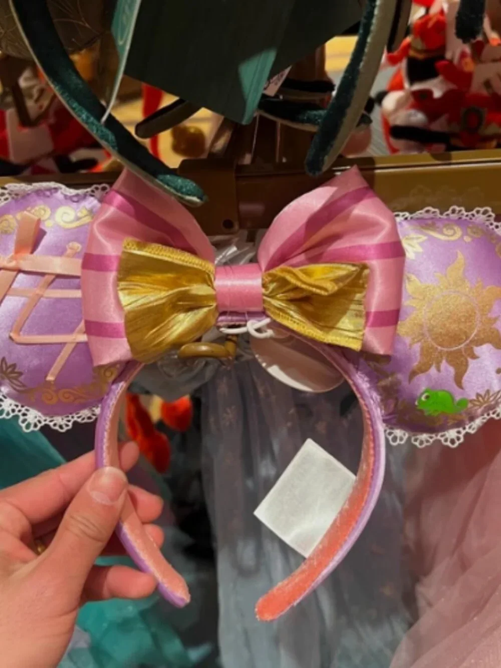 Disney Parks Princess Tangled Rapunzel Pascal Mickey Mouse Minnie Ears Headband
